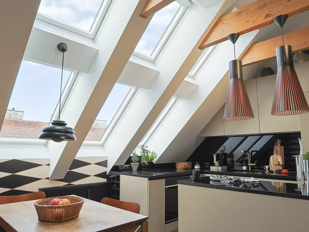 Tageslicht: Dachausbau mit Fenster
